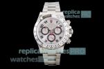 JH Factory Swiss Replica Rolex Daytona Silver Chronograph Watch 40MM